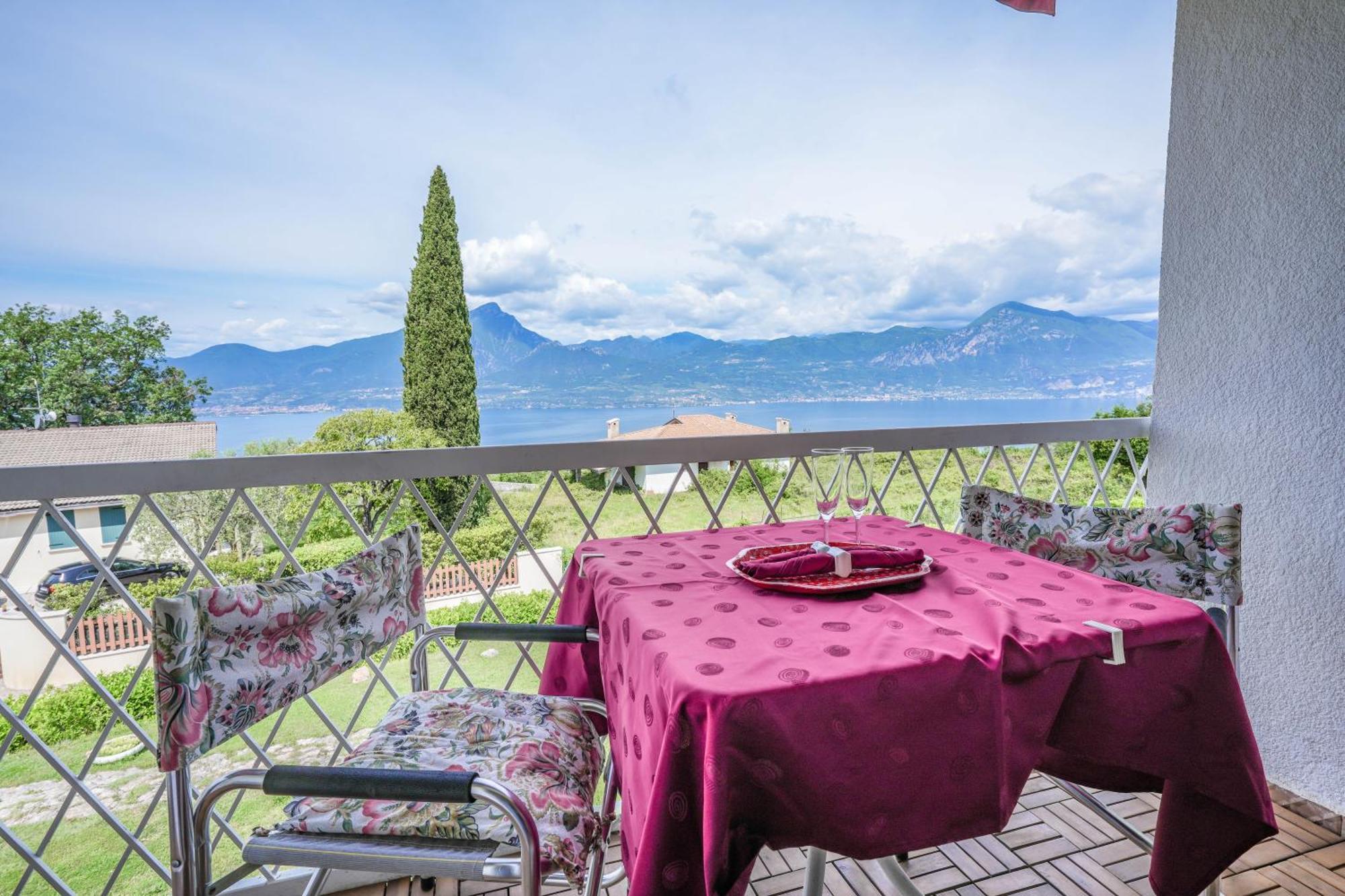 アルビザーノGarda Panoramic Houseアパートメント エクステリア 写真